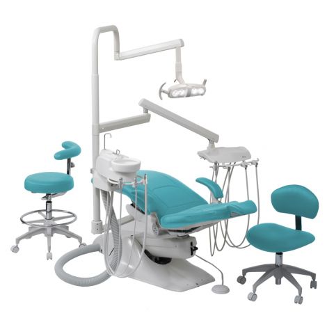 Columbia Dental Operatory System with L-2000 Operatory Light, Less Chair, Chair Bracket and Stools