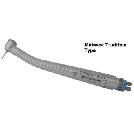 Gemini Series High Speed Midwest Tradition Push Button Handpiece