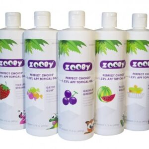 Zooby One Minute APF Gel 1.23% - Turtle Melon