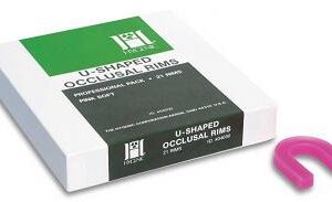 Occlusal Rims Bite Blocks Wax Pk/100, Pink